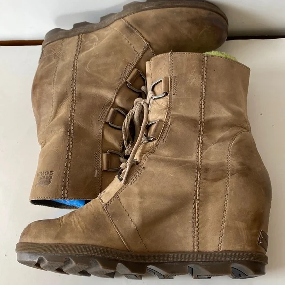 Sorel Joan of Arctic Wedge II Boot - Women's-Ash Brown-Sz 10 - Picture 15 of 15